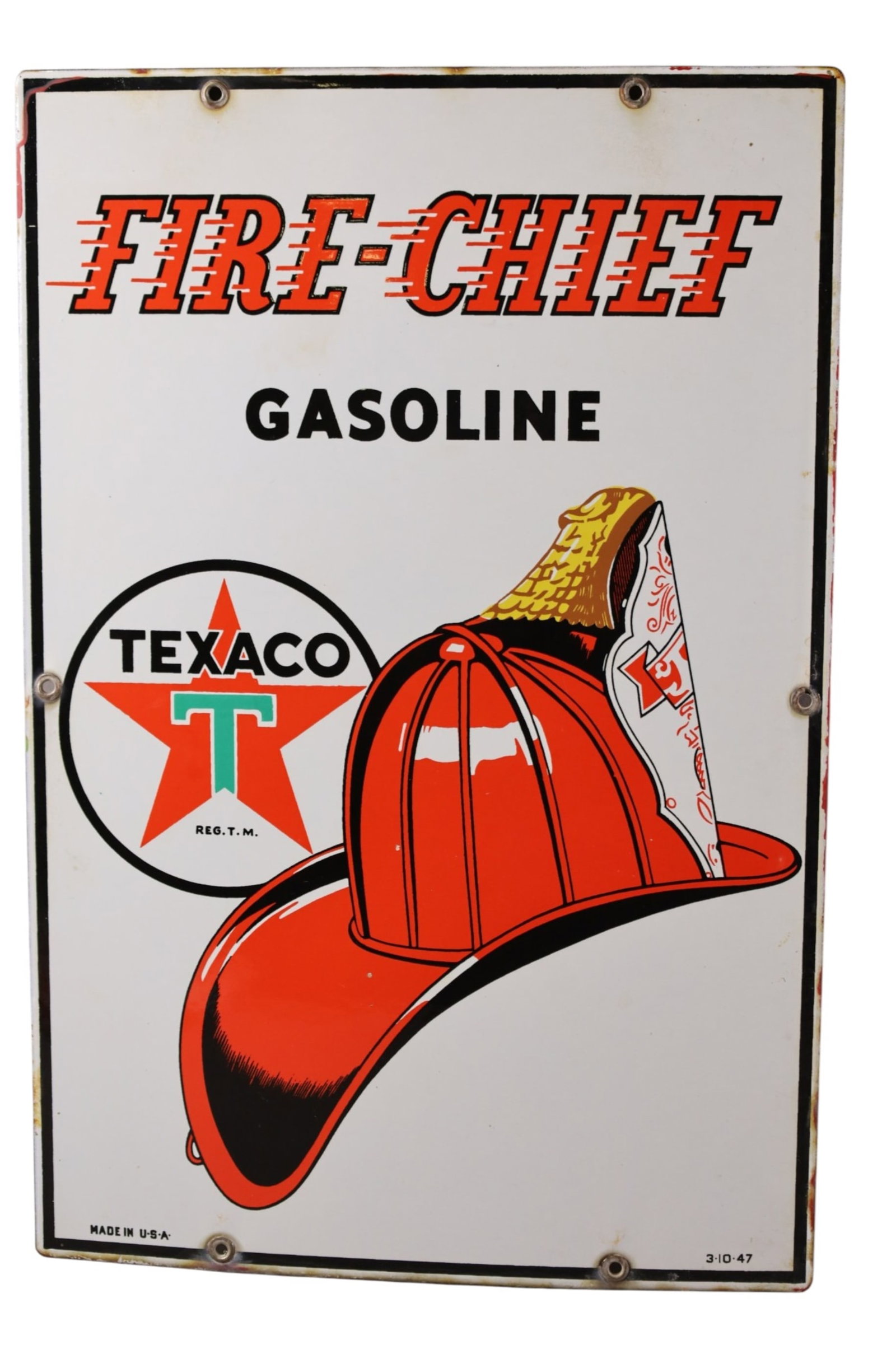 2 TEXACO PUMP PLATES - 3