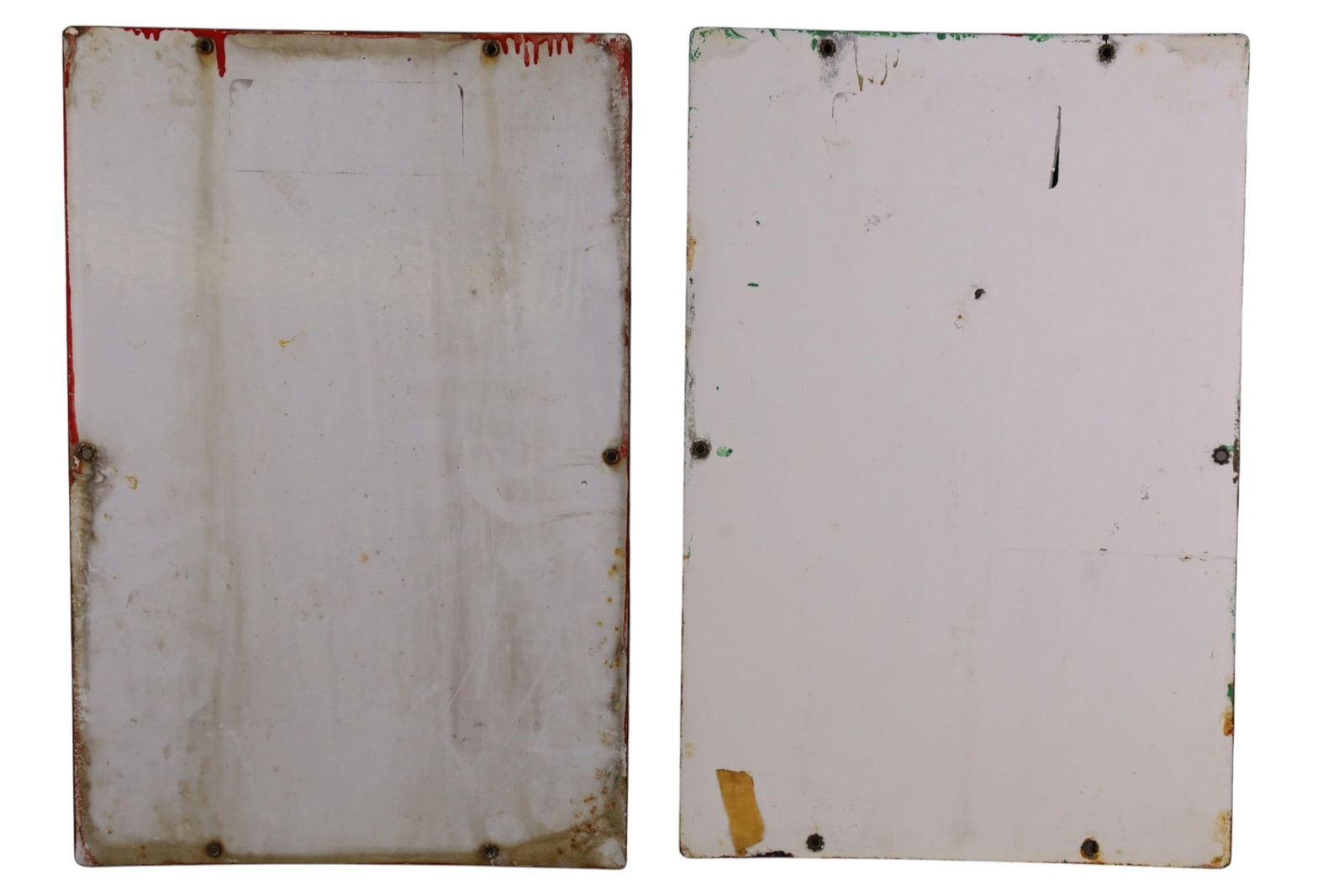 2 TEXACO PUMP PLATES - 6
