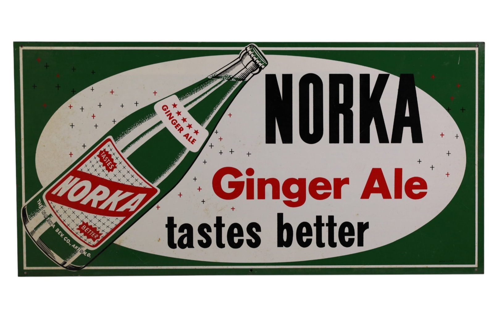 NORKA GINGER ALE METAL SIGN (1 of 2)