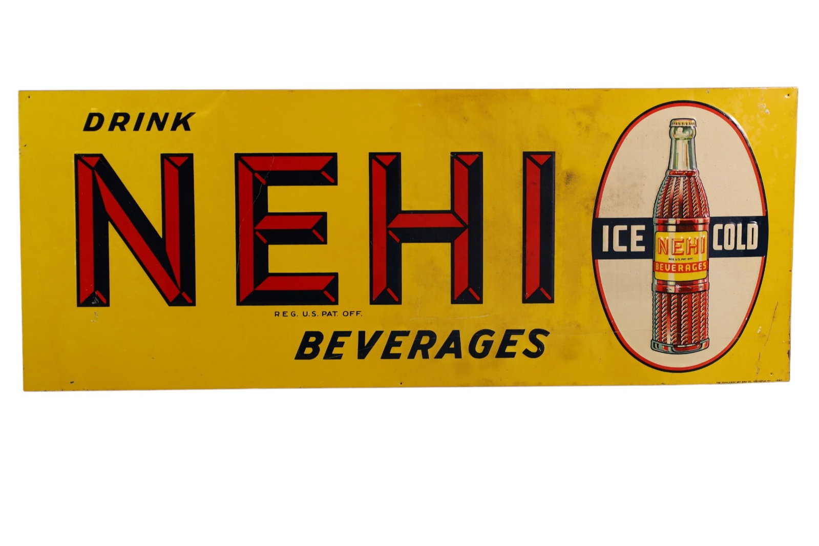 NEHI SODA METAL SIGN (1 of 2)