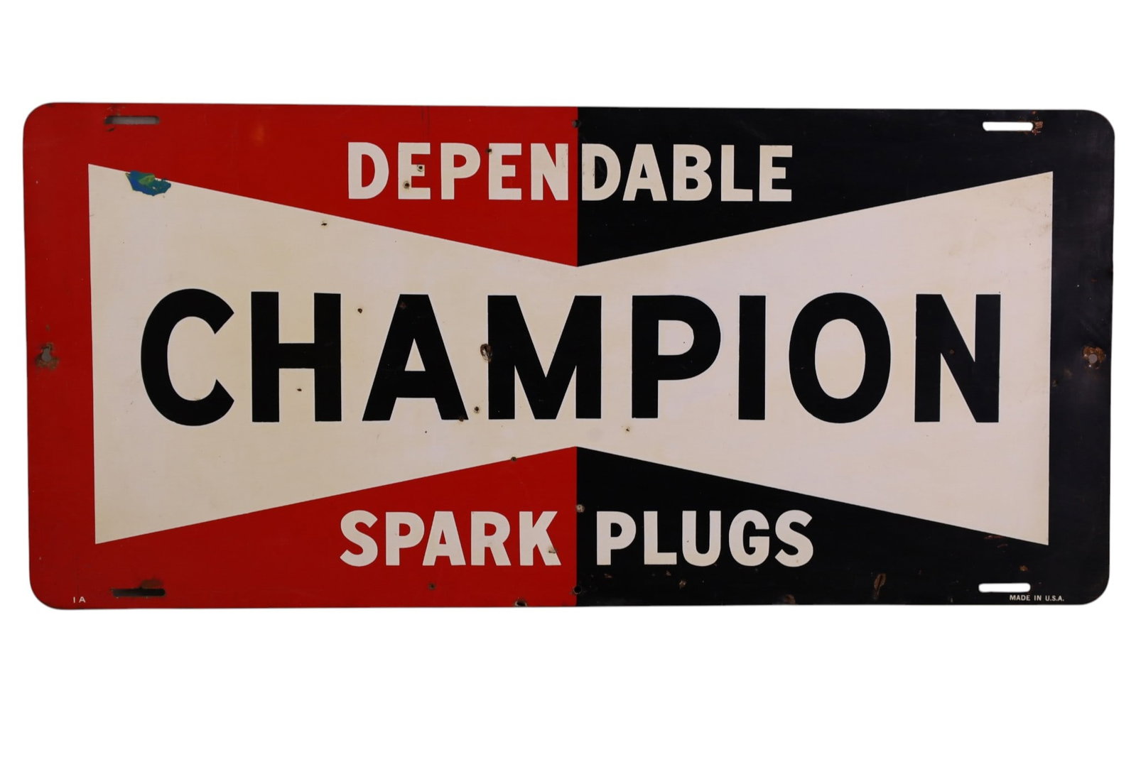 CHAMPION SPARK PLUG METAL SIGN (1 of 2)