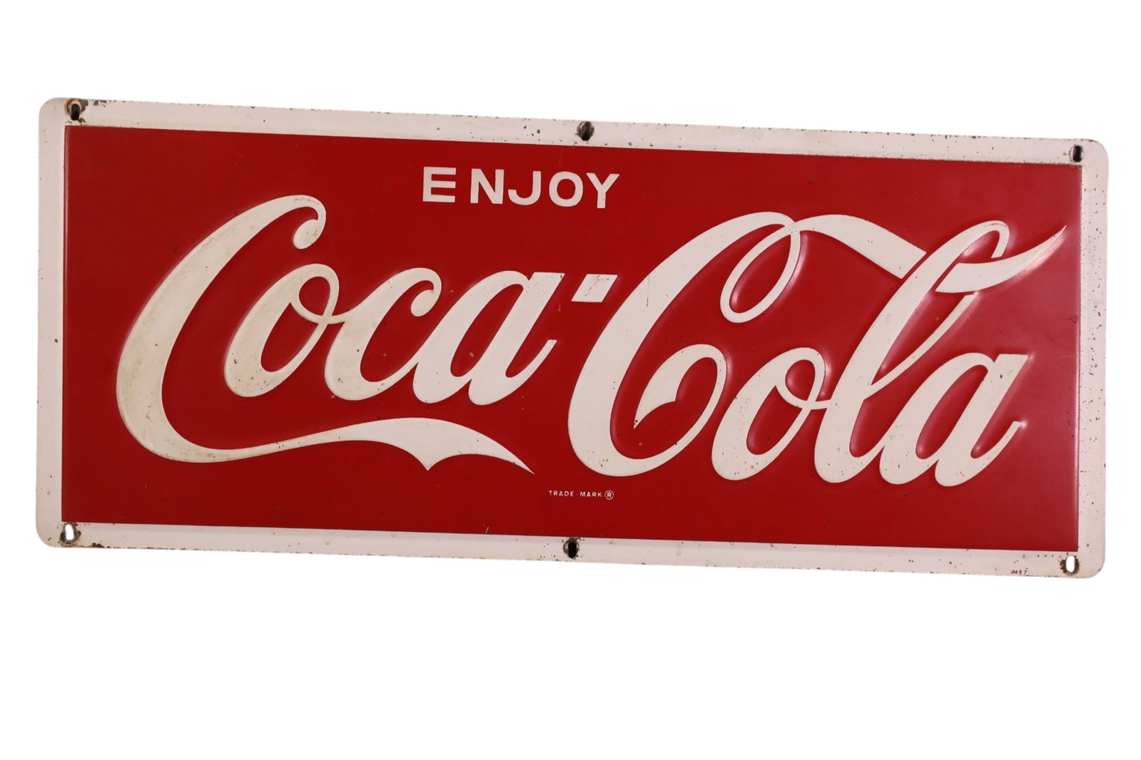 COCA COLA METAL SIGN (1 of 2)