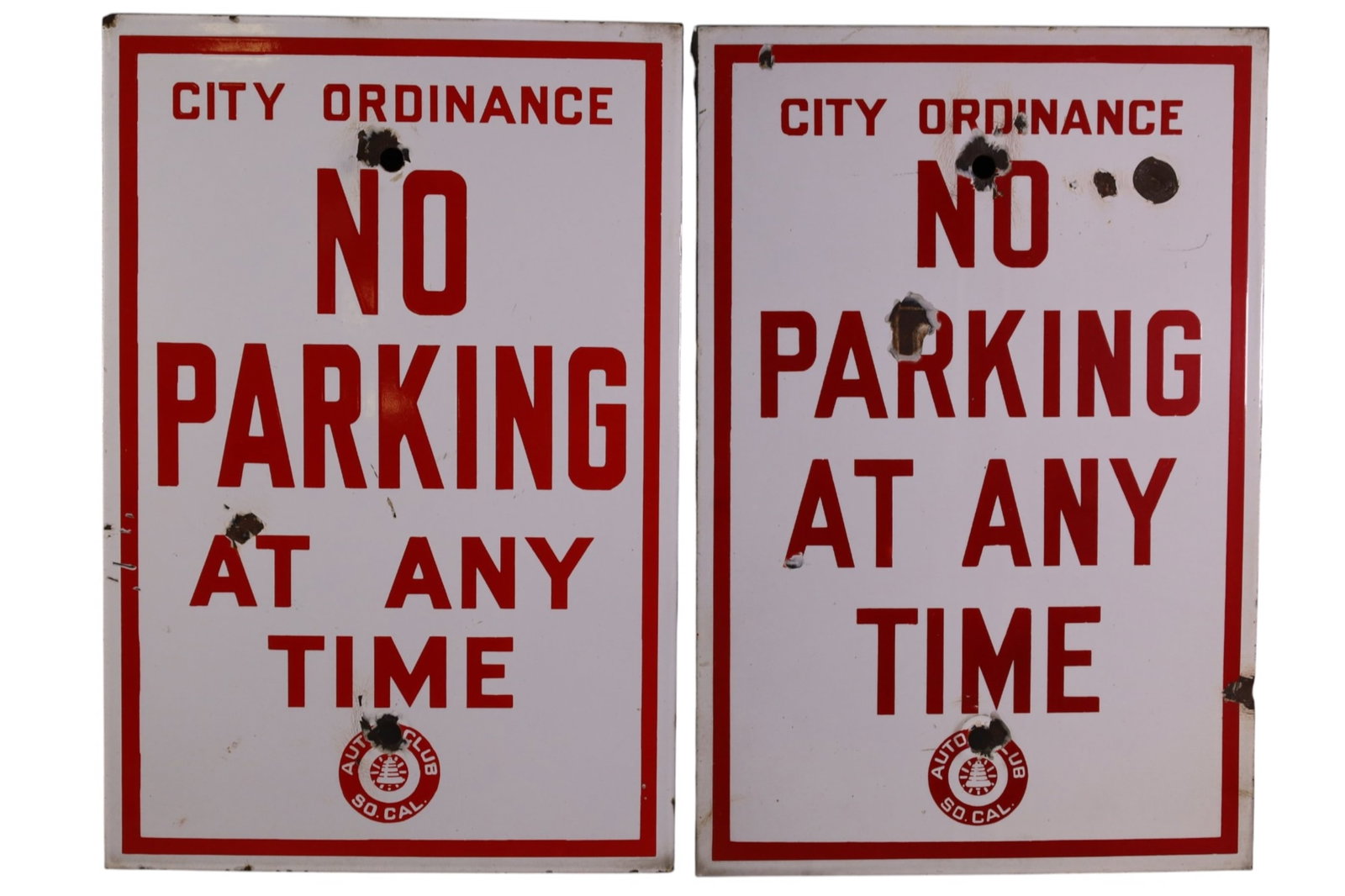 2 AUTO CLUB PORCELAIN SIGNS (1 of 2)