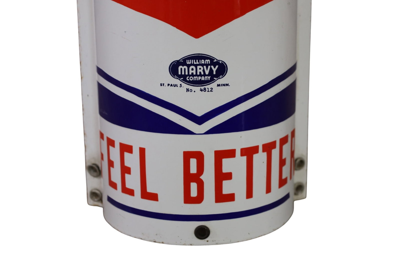 PORCELAIN BARBER POLE - 2