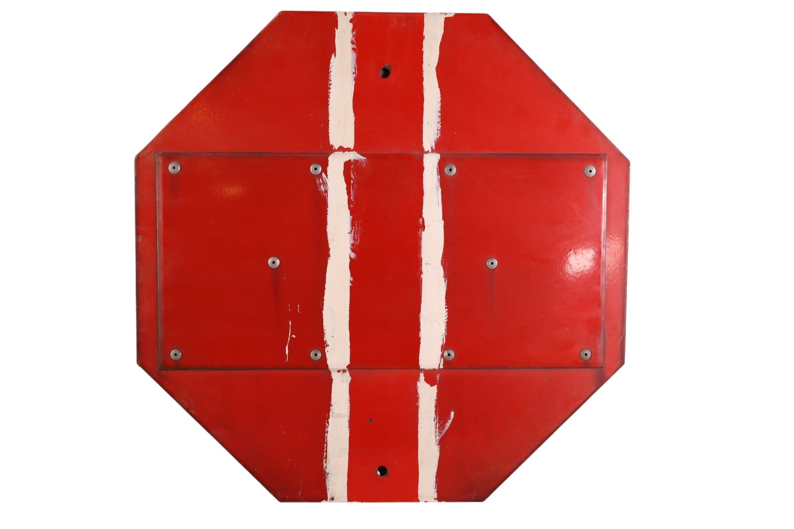 PORCELAIN STOP SIGN - 2
