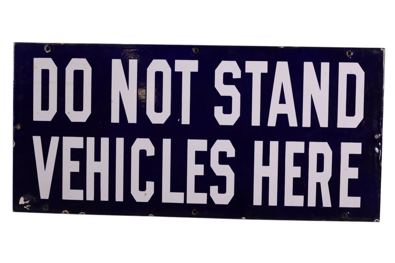 DO NOT STAND PORCELAIN SIGN (1 of 2)