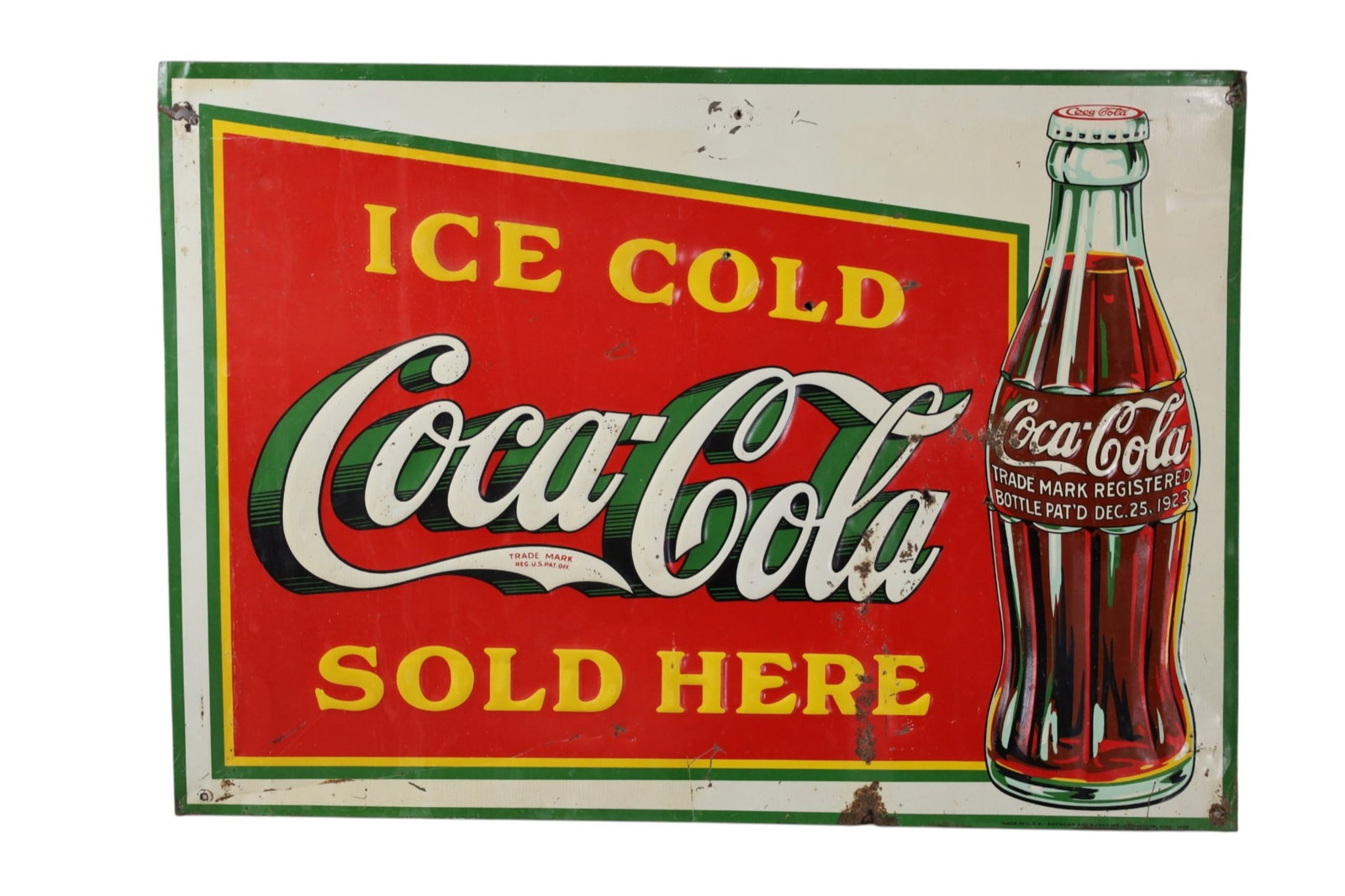 COCA COLA METAL SIGN (1 of 3)