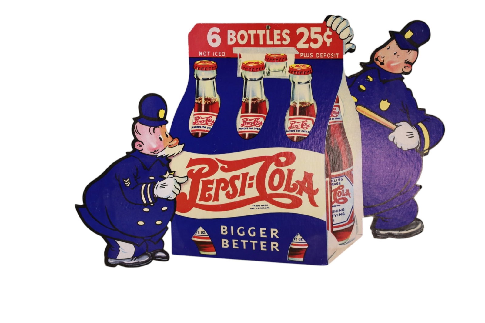 PEPSI COLA CARDBOARD AD - 2