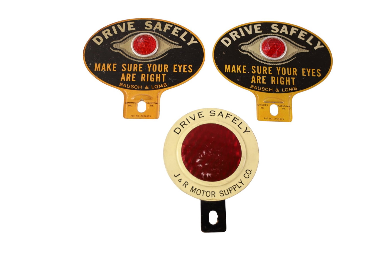 3 LICENSE PLATE TOPPERS (1 of 2)