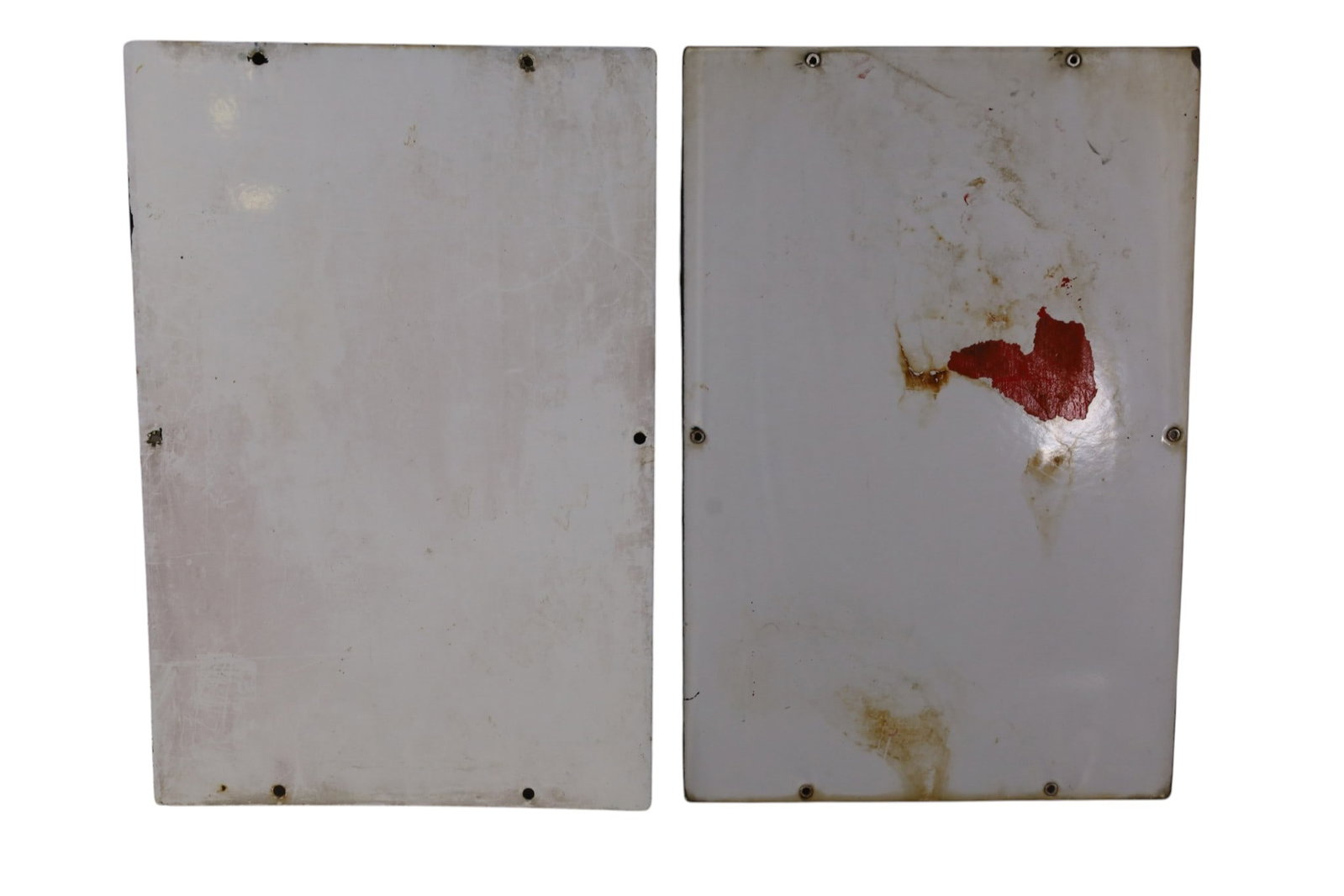 2 TEXACO FIRE CHIEF PUMP PLATES - 2