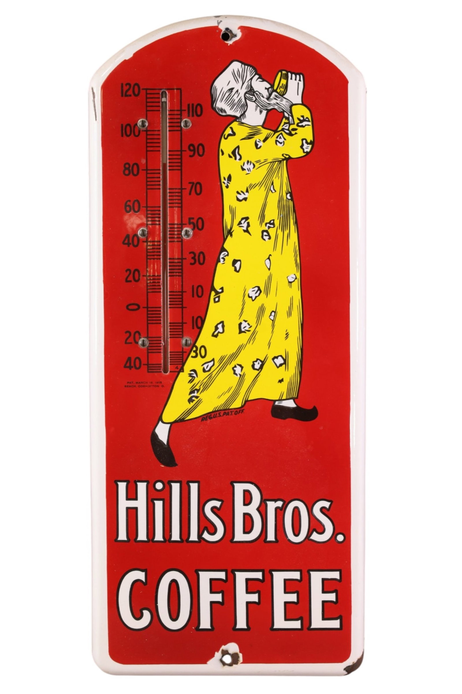 HILLS BROS. COFFEE THERMOMETER (1 of 3)