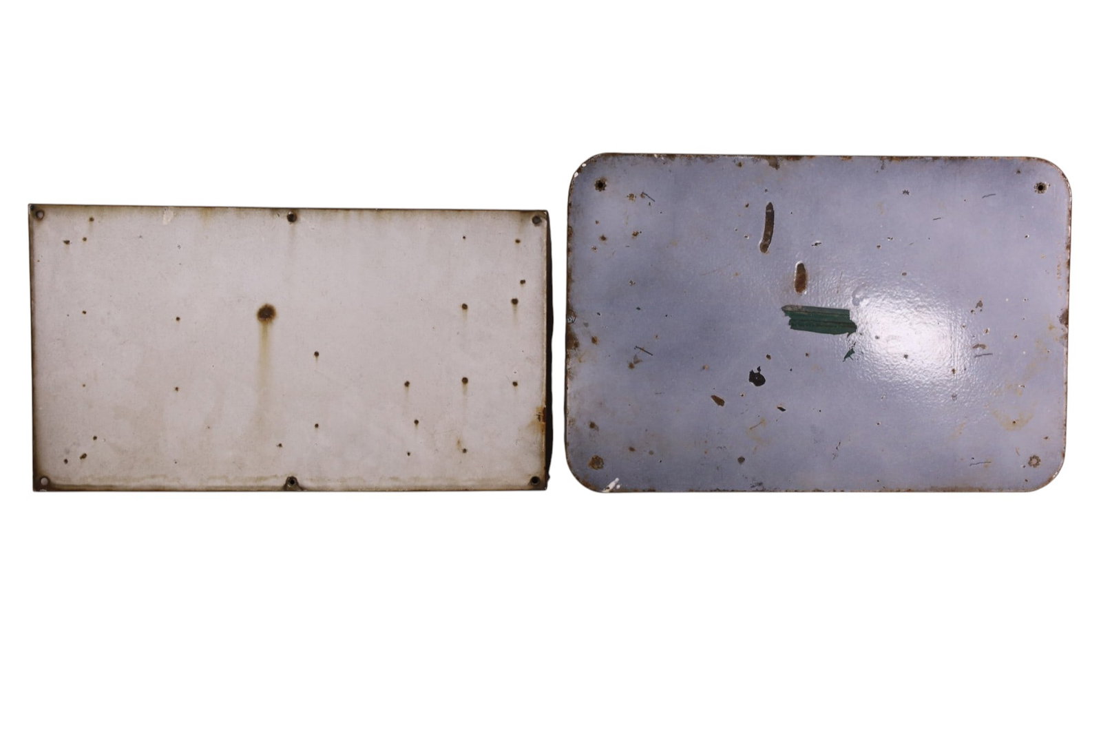 2 PORCELAIN SIGNS - 4