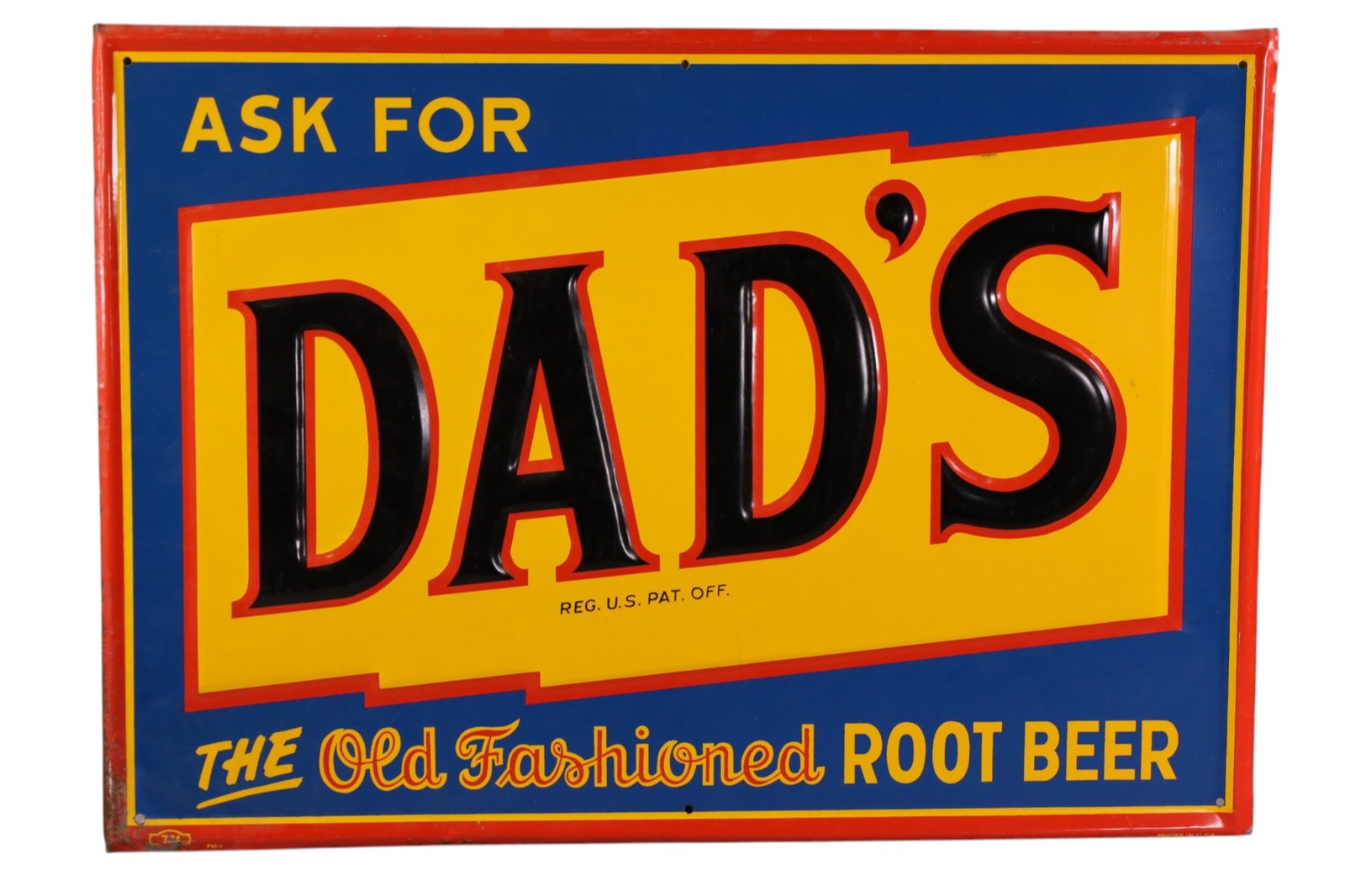DAD'S ROOT BEER METAL SIGN (1 of 2)