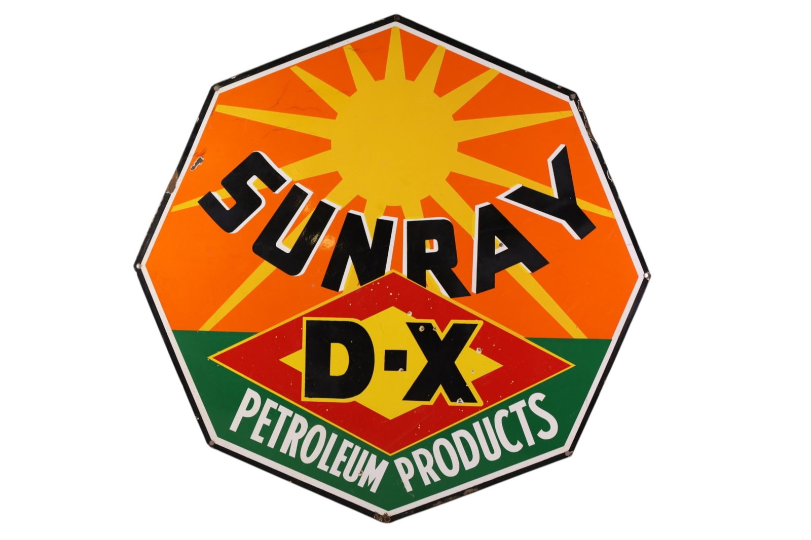 SUNRAY D-X PORCELAIN SIGN (TAC)
