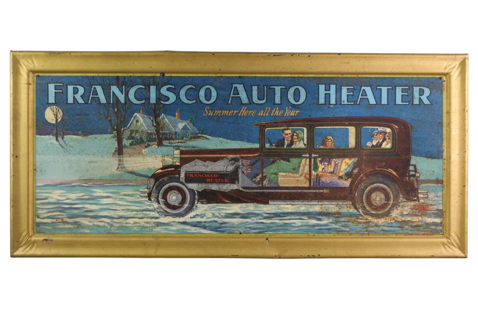 FRANCISCO AUTO HEATER METAL SIGN (TAC) (1 of 2)