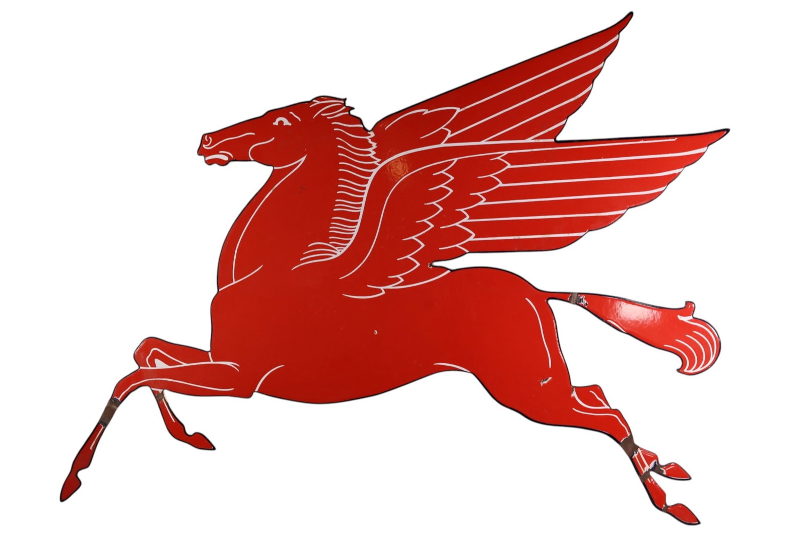 MOBIL PEGASUS PORCELAIN SIGN (TAC) (1 of 4)