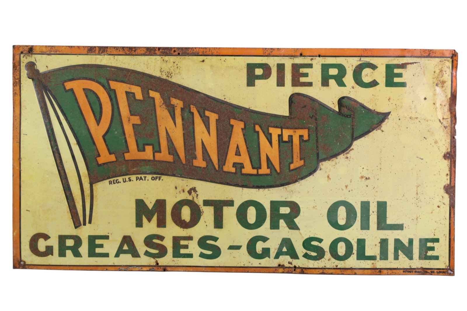 PENNANT MOTOR OIL METAL SIGN (1 of 2)