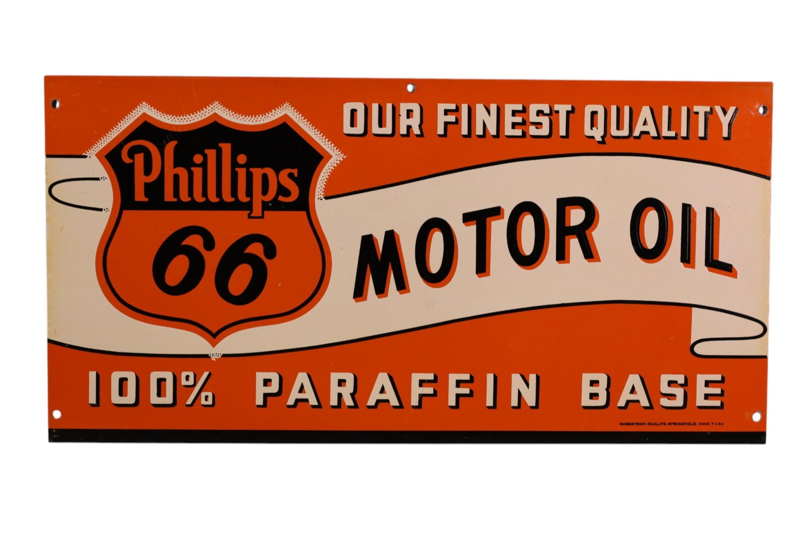 PHILLIPS 66 MOTOR OIL METAL SIGN (1 of 3)
