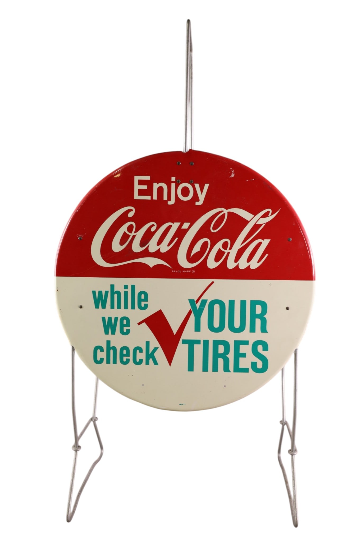 COCA COLA CURB SIGN (1 of 3)