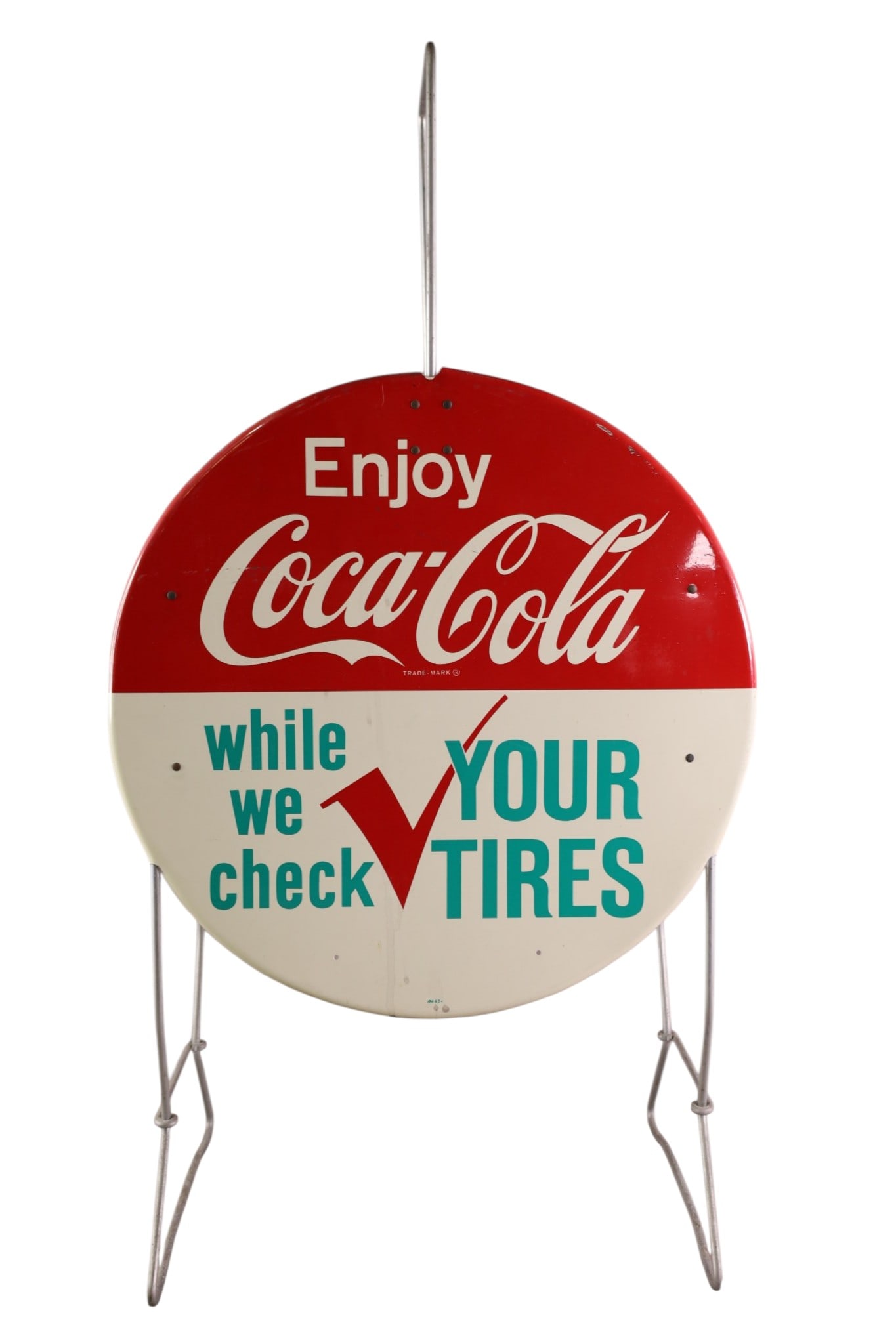 COCA COLA CURB SIGN - 2