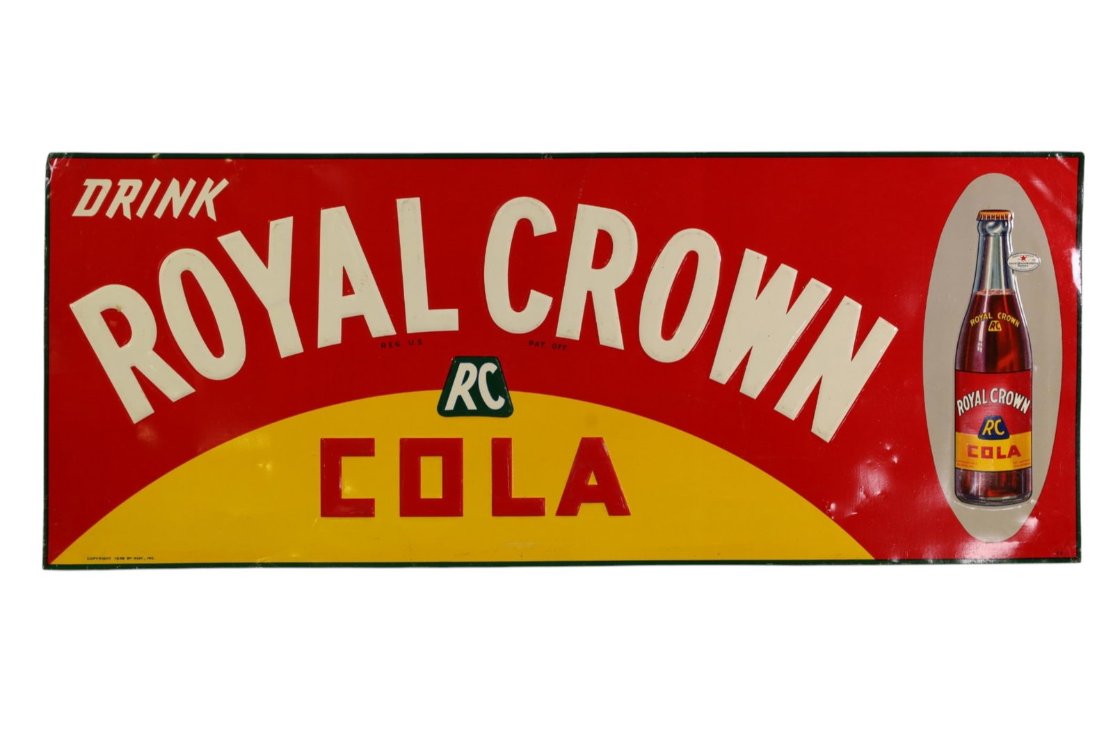 ROYAL CROWN COLA METAL SIGN (1 of 3)