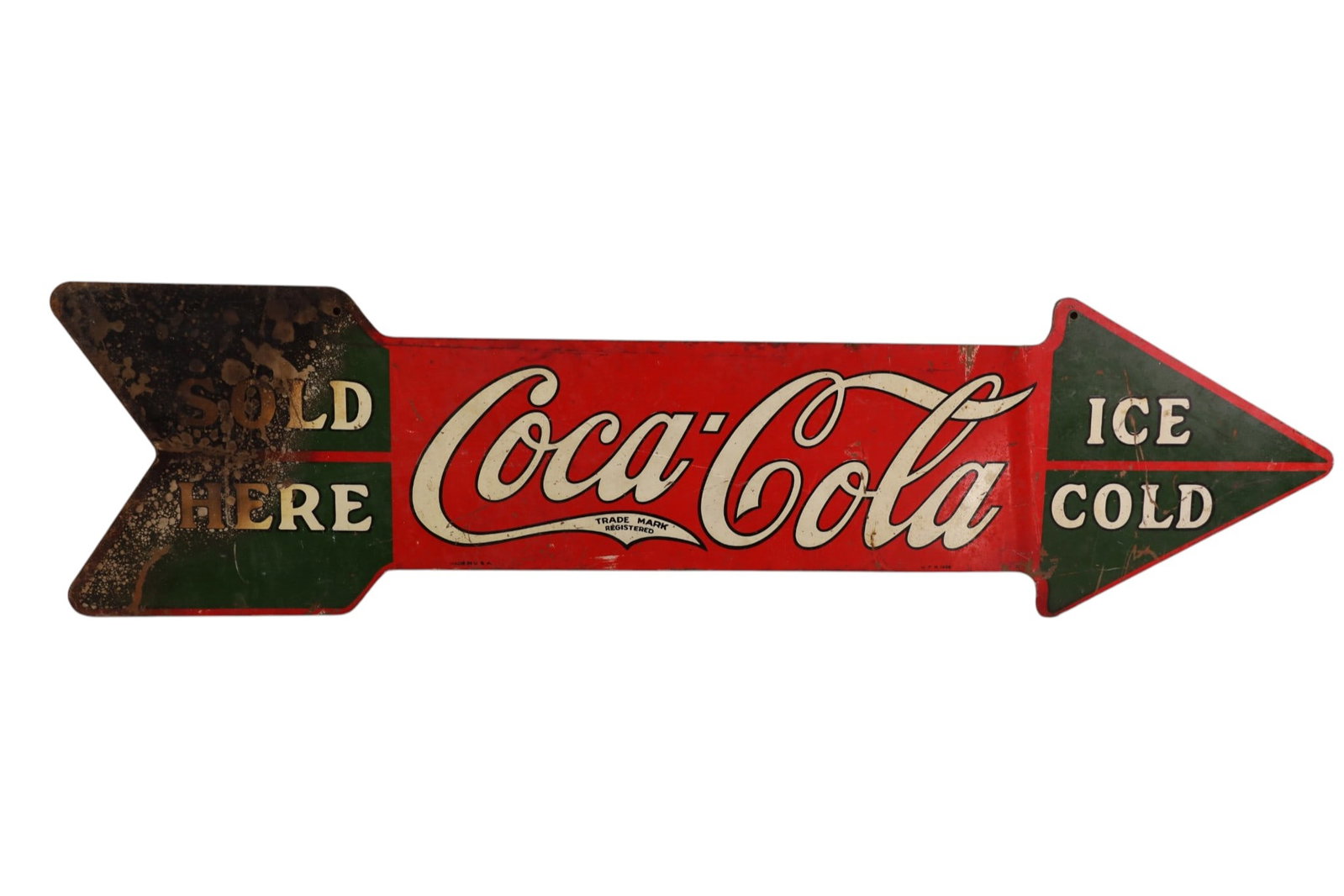 COCA COLA ARROW SIGN - 2