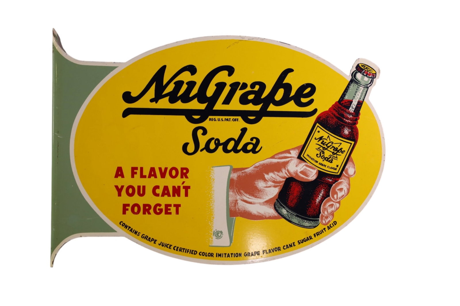 NUGRAPE SODA FLANGE SIGN - 2
