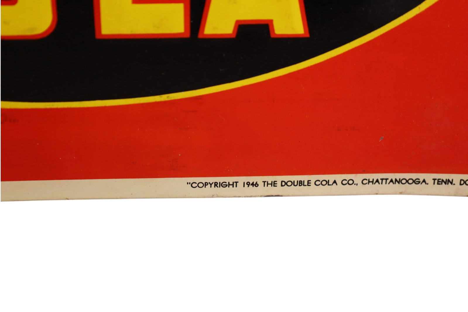 DOUBLE COLA METAL SIGN - 2