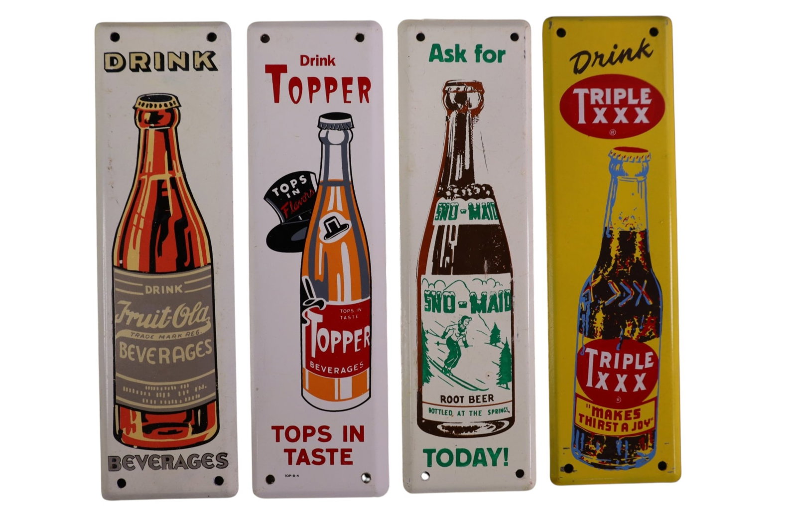 4 SODA DOOR PUSH SIGNS (1 of 2)