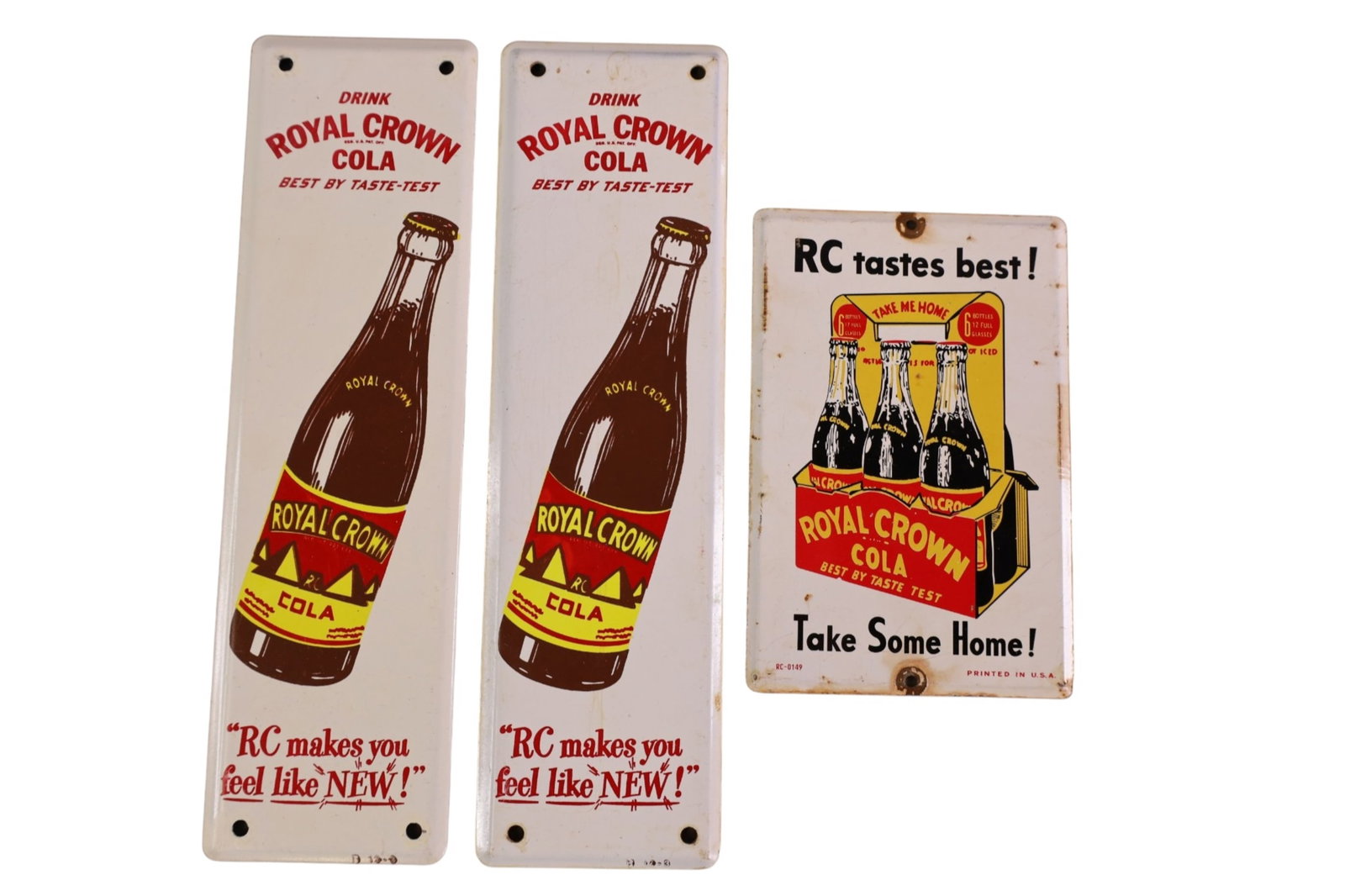 3 SODA DOOR PUSH SIGNS (1 of 2)