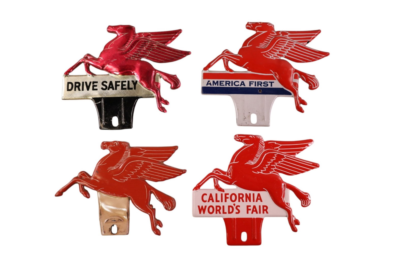 4 MOBIL LICENSE PLATE TOPPERS (1 of 2)