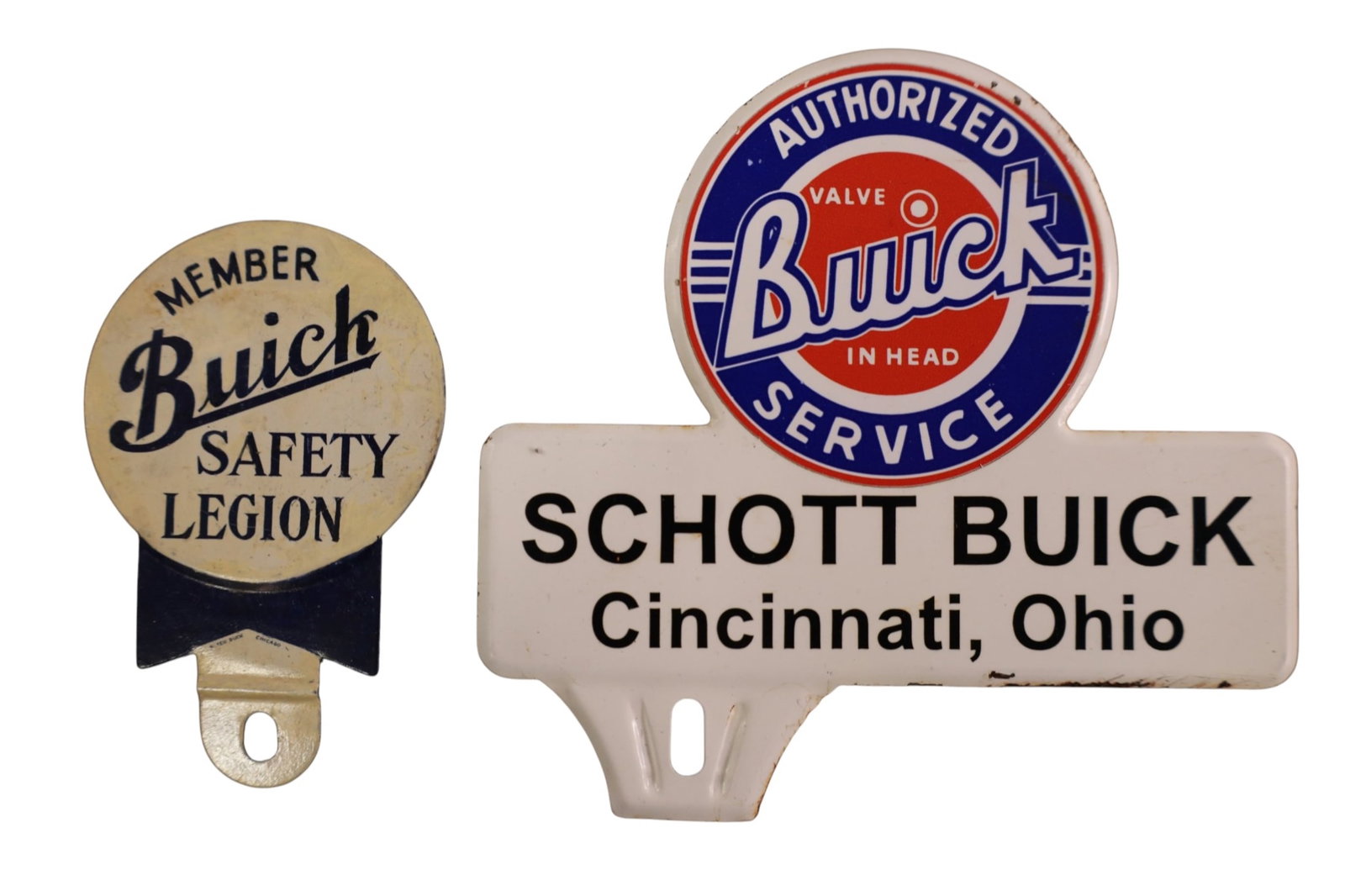 2 BUICK LICENSE PLATE TOPPERS (1 of 2)