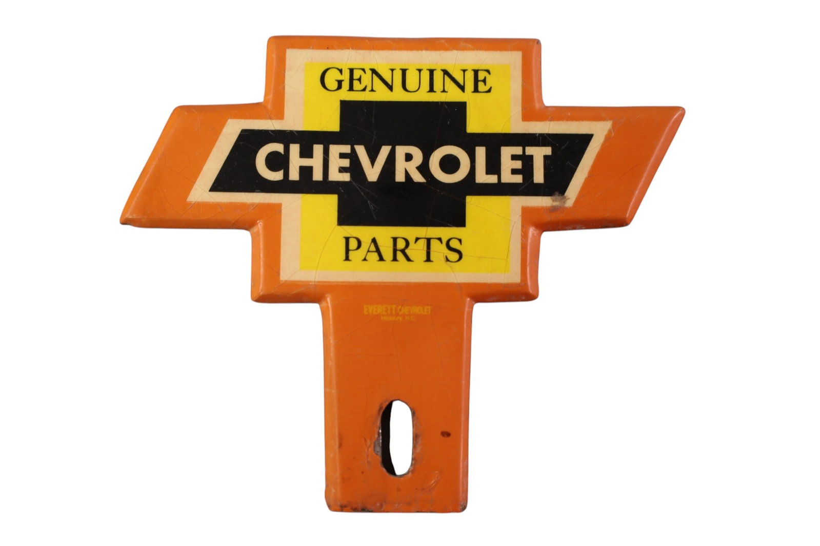 CHEVROLET LICENSE PLATE TOPPER (1 of 2)