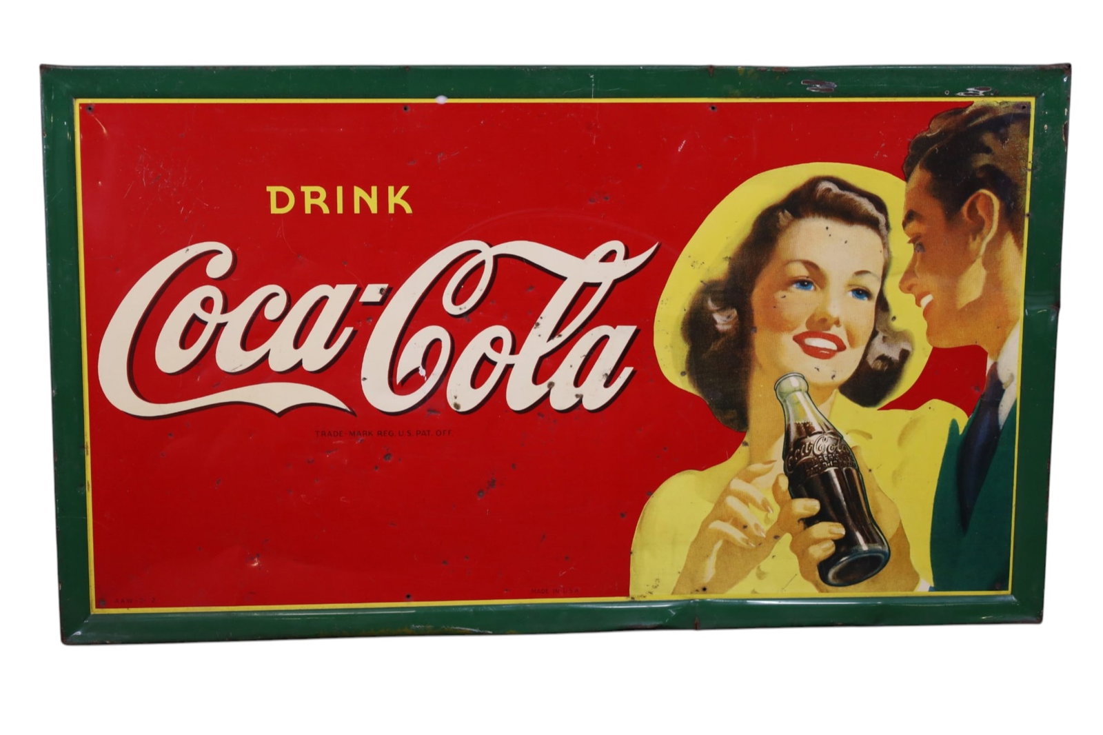 COCA COLA METAL SIGN (1 of 4)