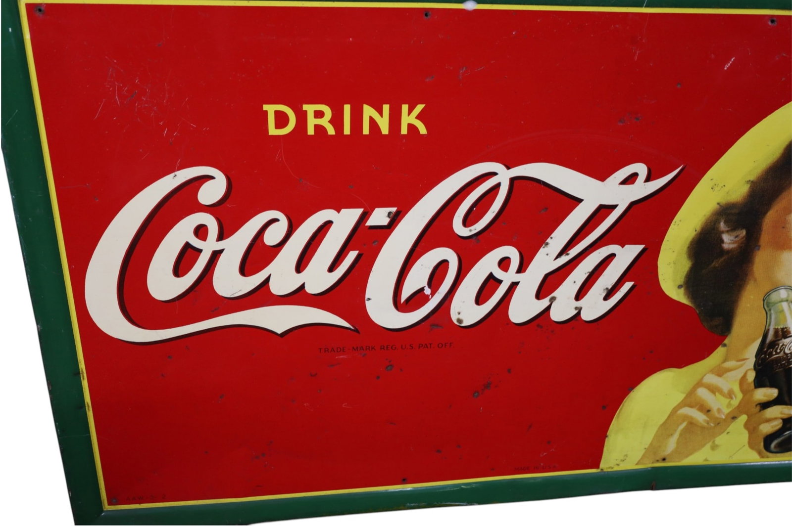 COCA COLA METAL SIGN - 2