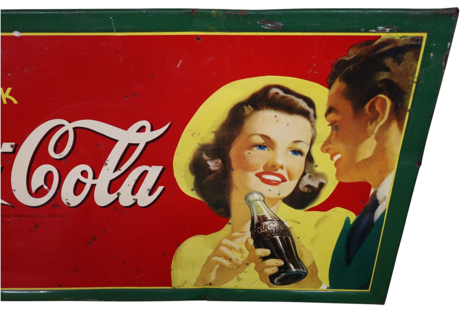 COCA COLA METAL SIGN - 3