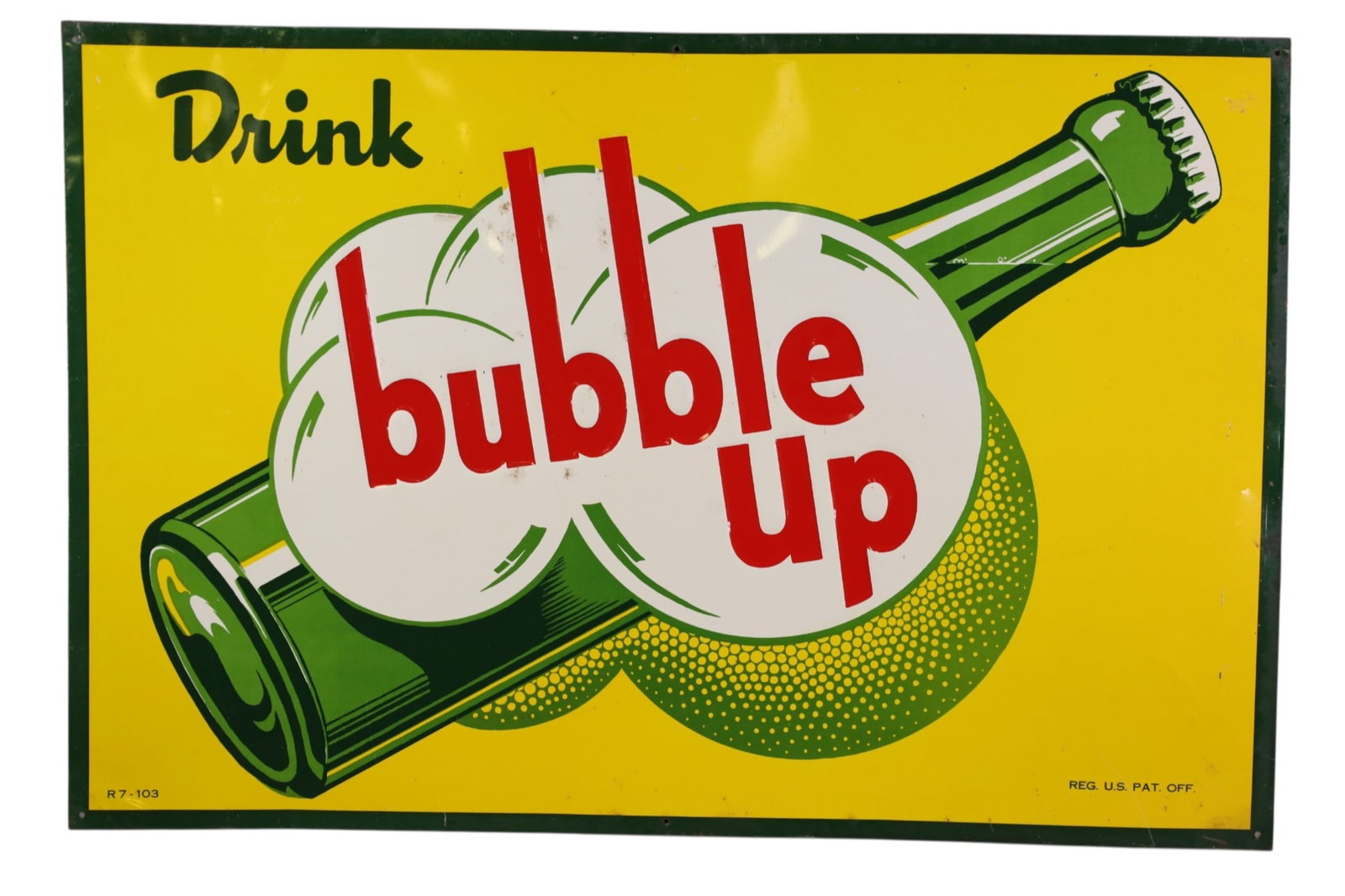 BUBBLE UP METAL SIGN (1 of 2)