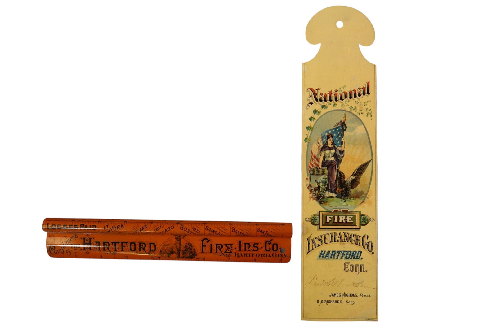2 SMALL INSURANCE ADVERTISING ITEMS (1 of 3)