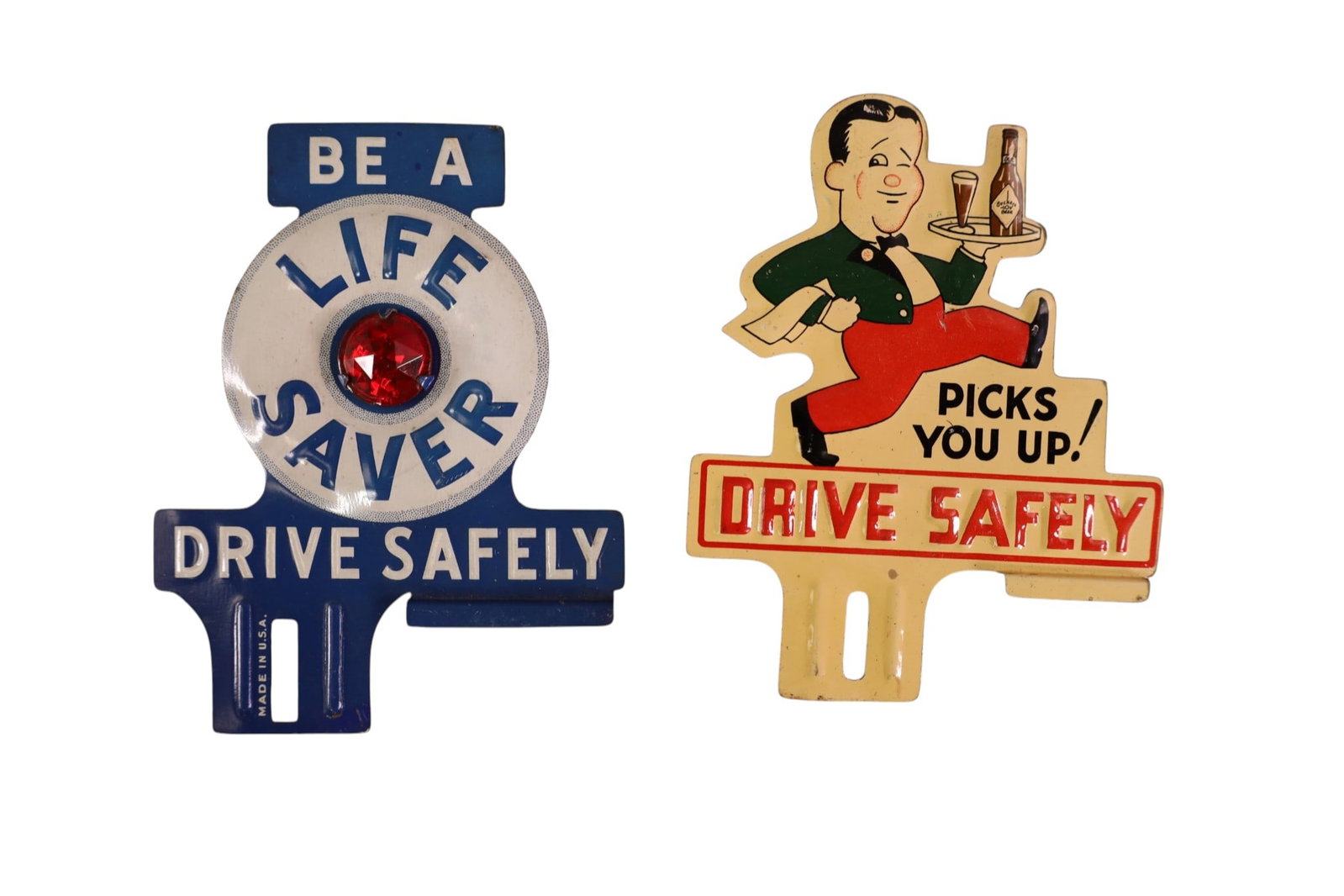 2 LICENSE PLATE TOPPERS (1 of 2)