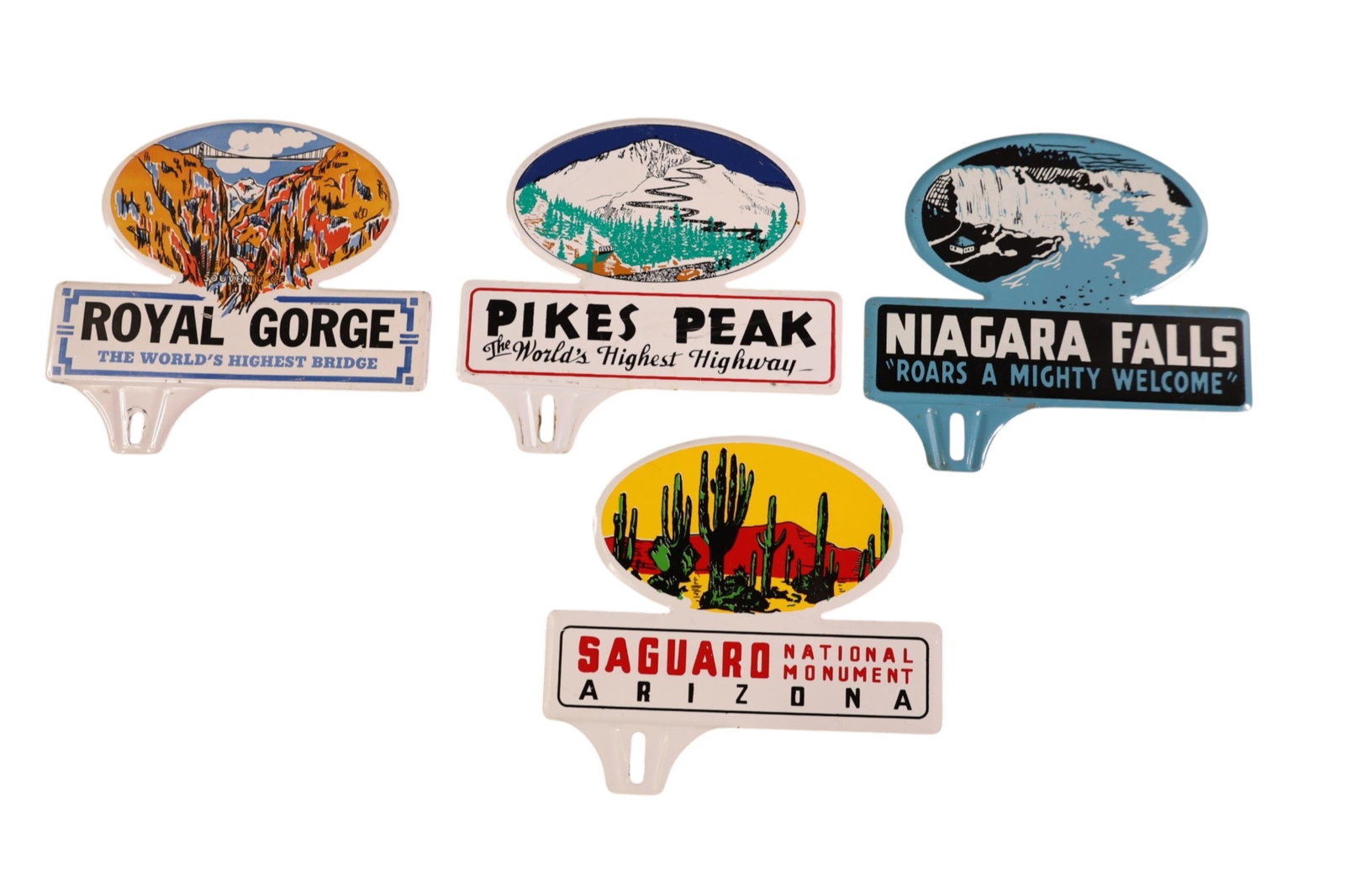 4 LICENSE PLATE TOPPERS (1 of 2)