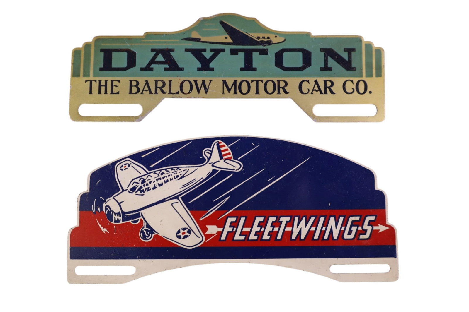 2 LICENSE PLATE TOPPERS (1 of 2)