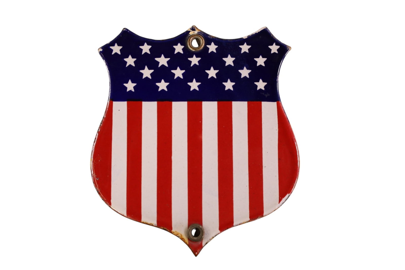 SMALL PORCELAIN SHIELD (1 of 2)