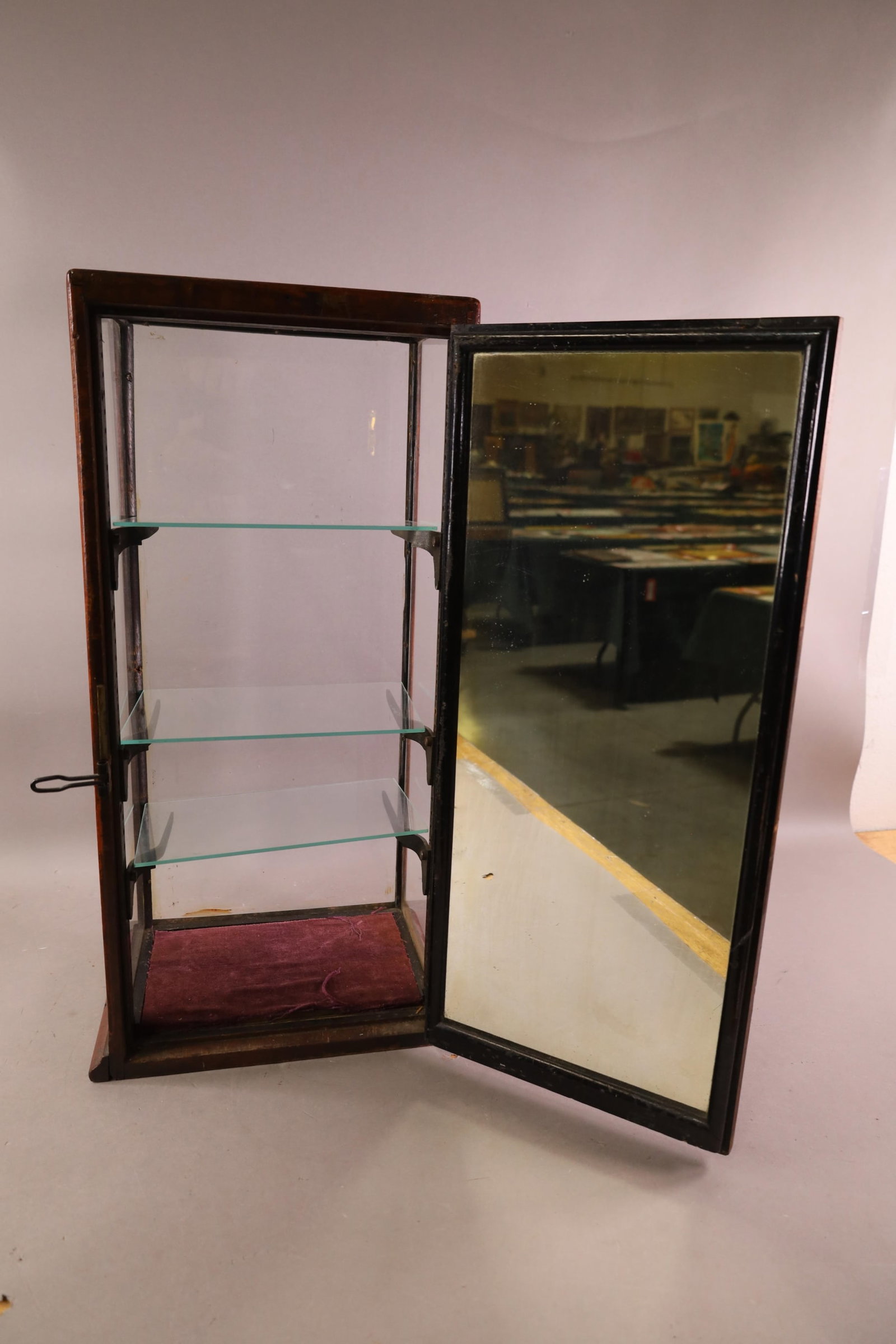 ANTIQUE TABLE TOP DISPLAY CABINET - 2