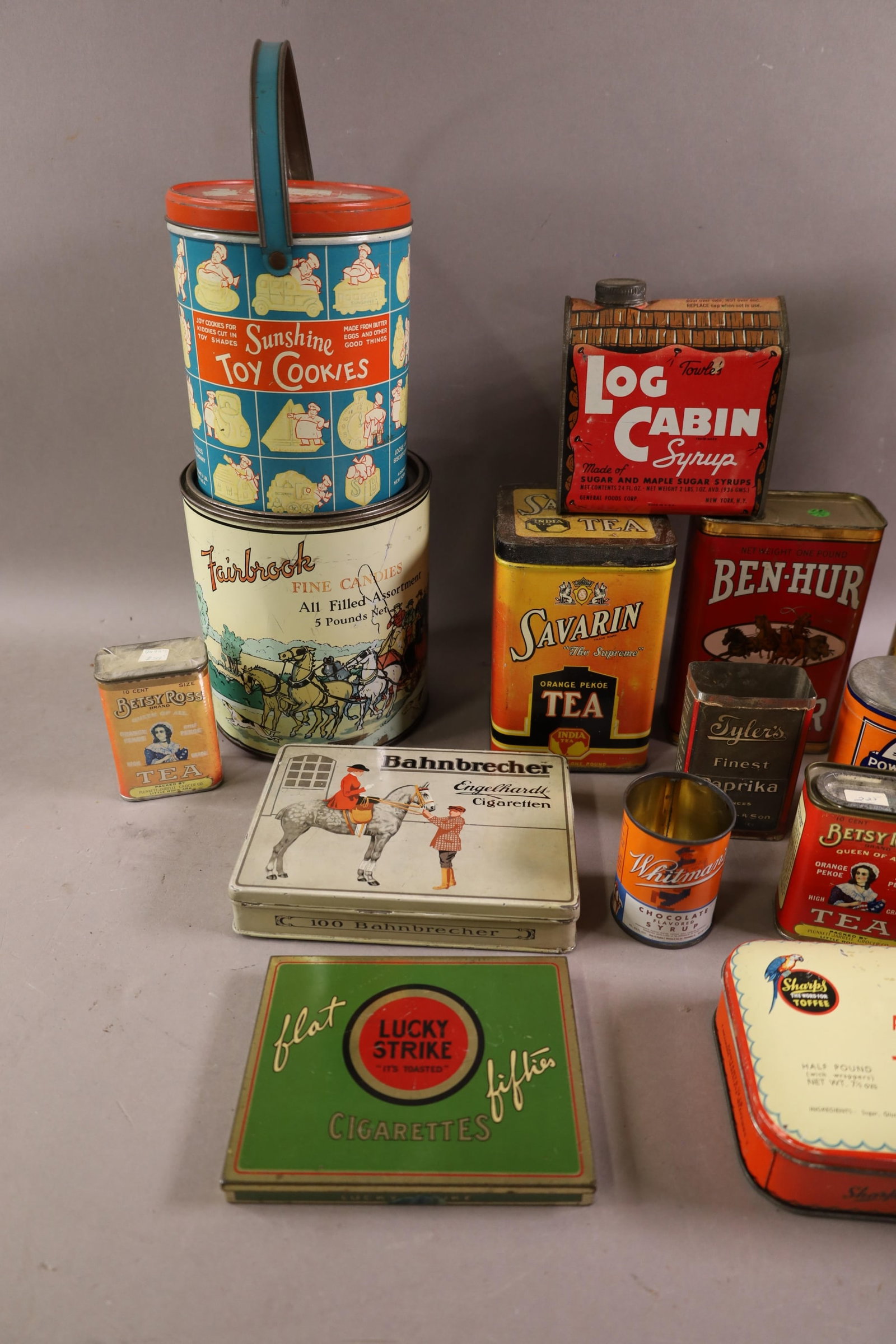 23 ADVERTISING TINS - 4
