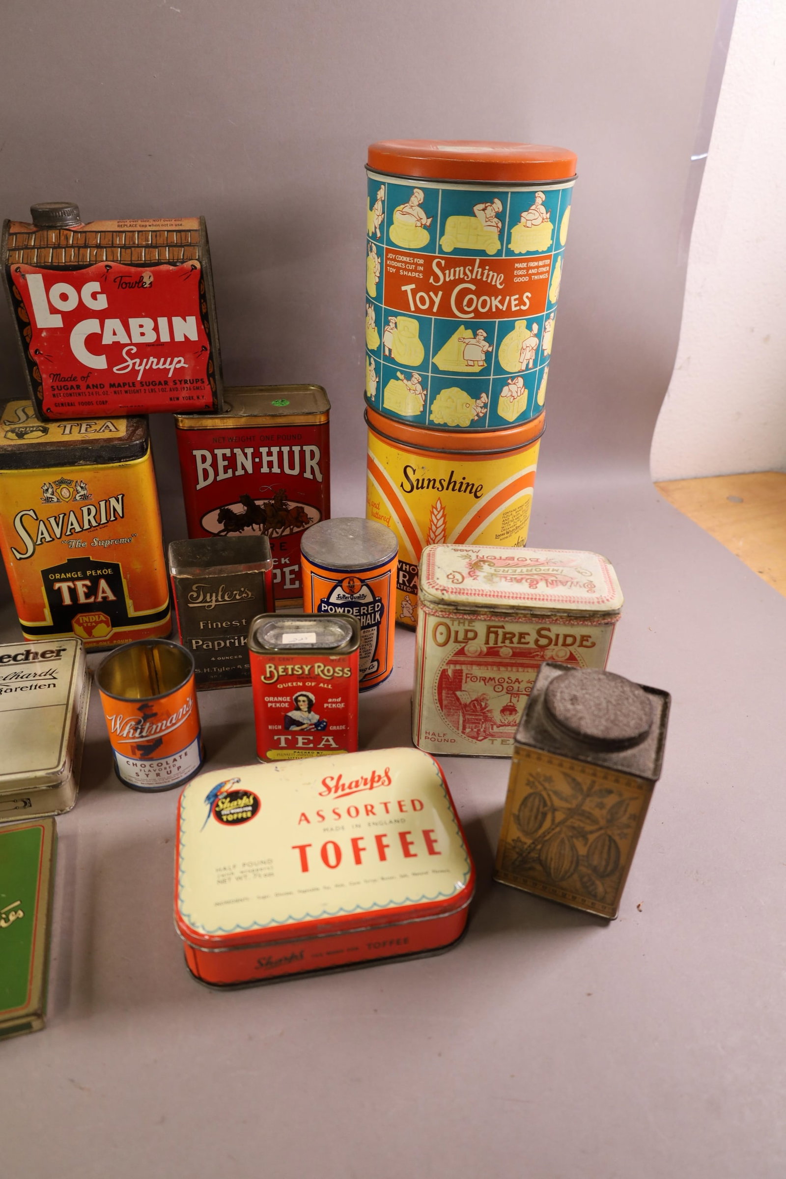 23 ADVERTISING TINS - 5