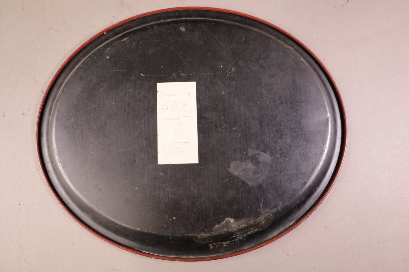 OLD PEPPER WHISKY TRAY - 2