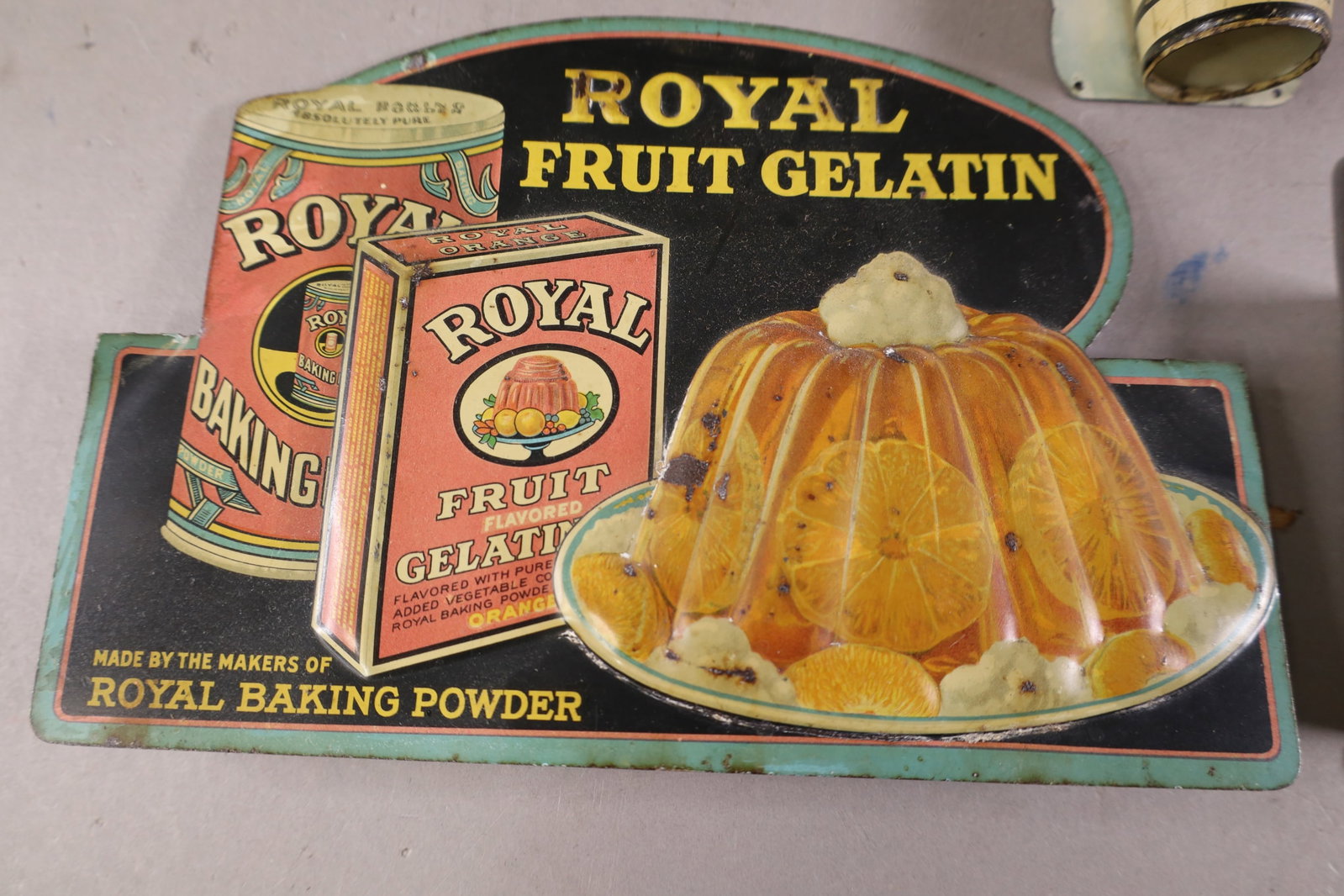 4 ADVERTISING TIN ITEMS - 2
