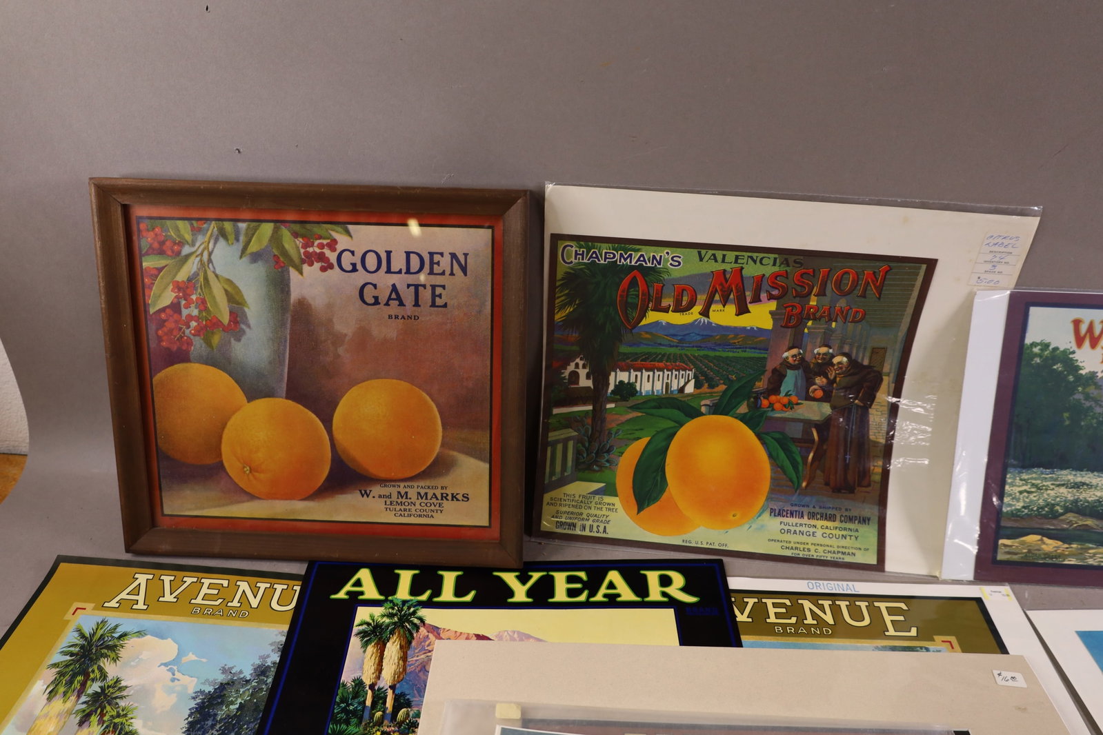 24 CITRUS CRATE LABELS - 2
