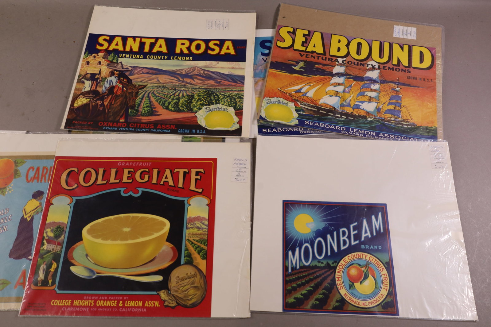 24 CITRUS CRATE LABELS - 7
