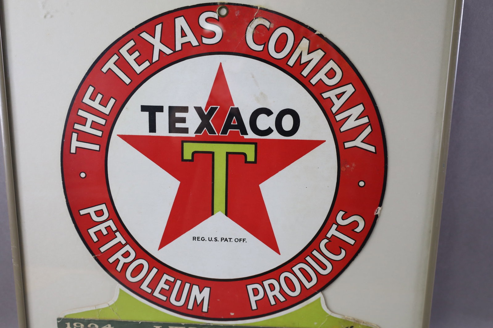 1904 FRAMED TEXACO CALENDAR - 3